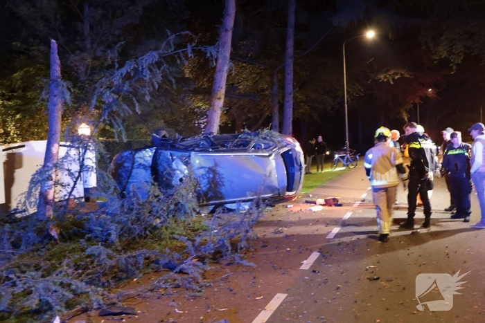 Zwaar ongeval leidt tot ziekenhuisopname bestuurder
