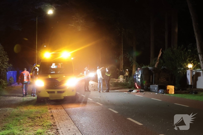 Zwaar ongeval leidt tot ziekenhuisopname bestuurder