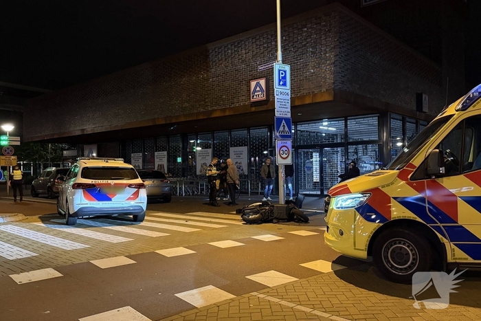 Ongeval met scooter en auto leidt tot onrust