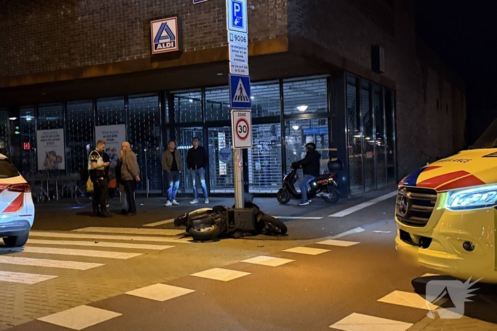 Ongeval met scooter en auto leidt tot onrust