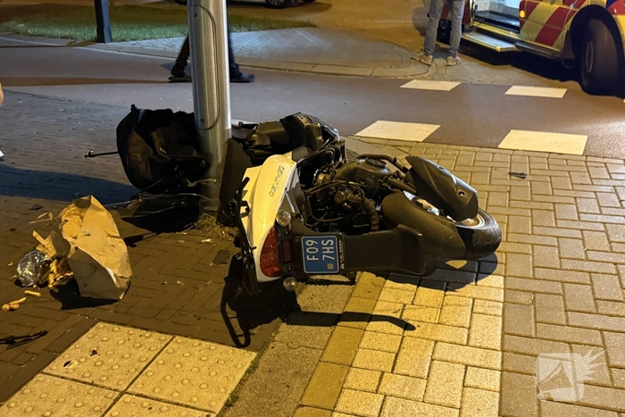 Ongeval met scooter en auto leidt tot onrust