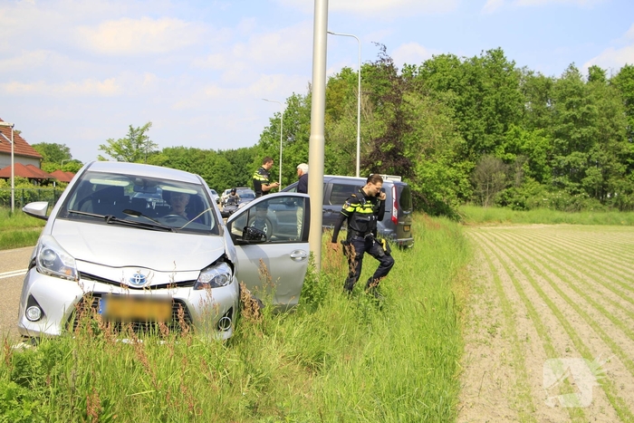 Aanrijding met forse schade door blackout