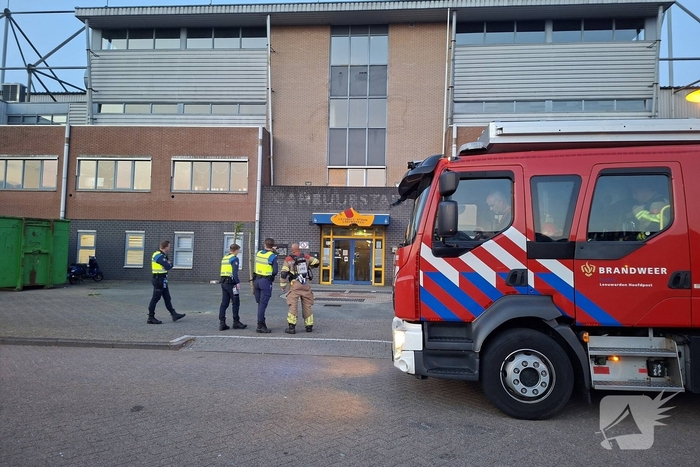 Grote rookontwikkeling bij oude Cambuurstadion