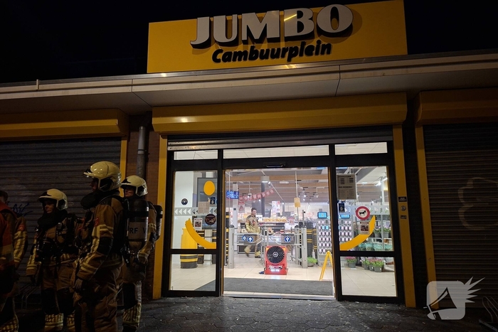 Grote rookontwikkeling bij oude Cambuurstadion