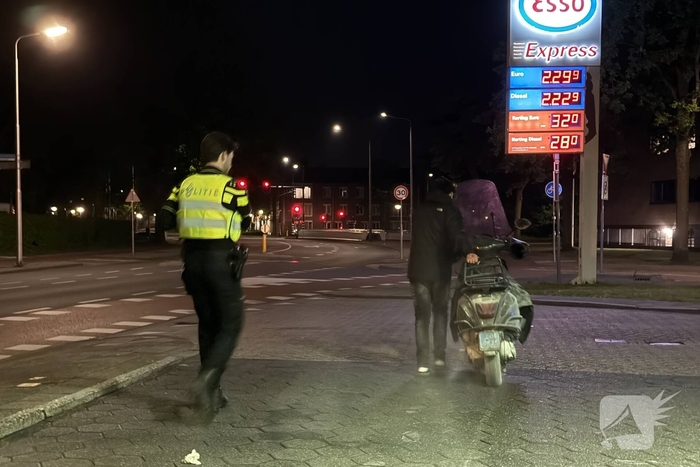 Brand in scooter snel geblust door omstanders