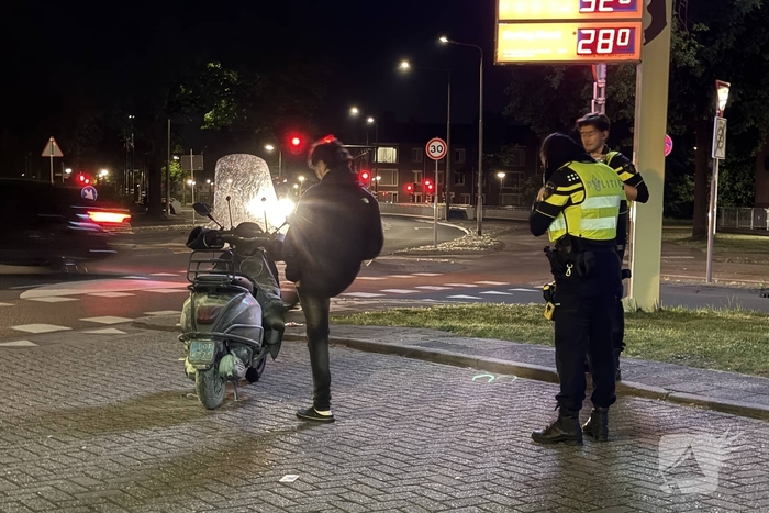 Brand in scooter snel geblust door omstanders