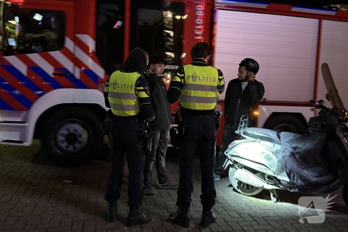 Brand in scooter snel geblust door omstanders