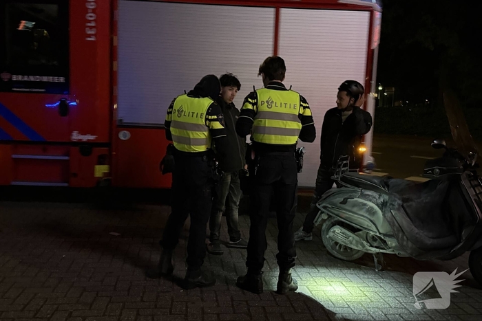 Brand in scooter snel geblust door omstanders