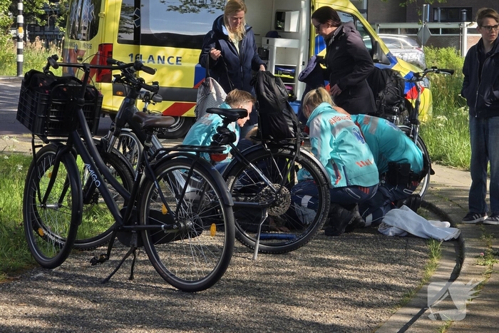Fietser gewond bij ongeval op fietspad
