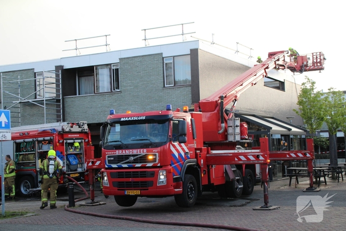Brand in woning leidt tot middelbrand inzet