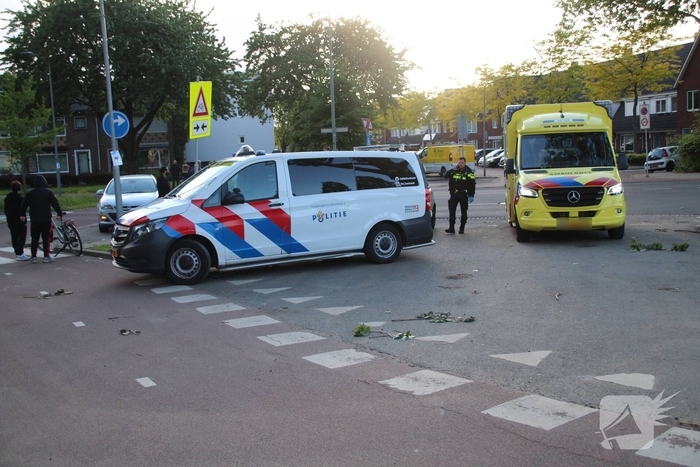 Ongeval tussen auto en fatbike