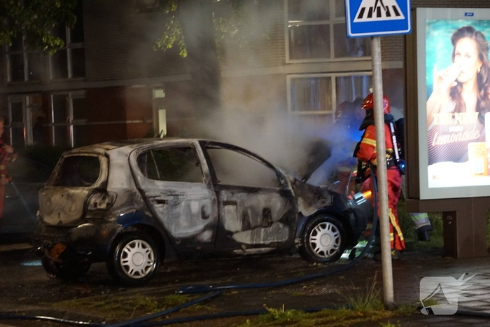 Politie pakt verdachte na autobrand