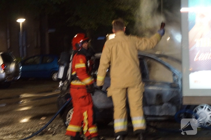 Politie pakt verdachte na autobrand