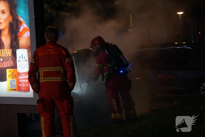 Politie pakt verdachte na autobrand