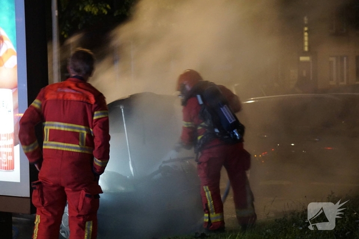 Politie pakt verdachte na autobrand