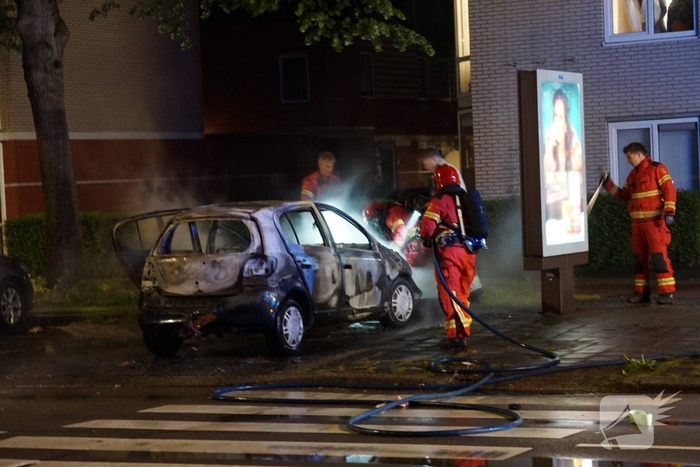 Politie pakt verdachte na autobrand