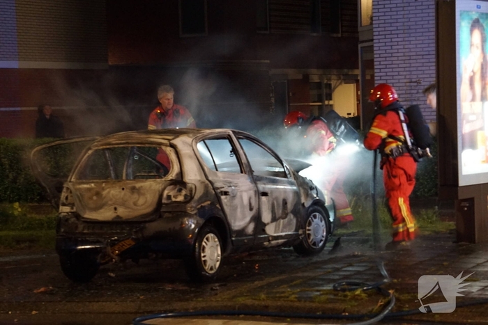 Politie pakt verdachte na autobrand