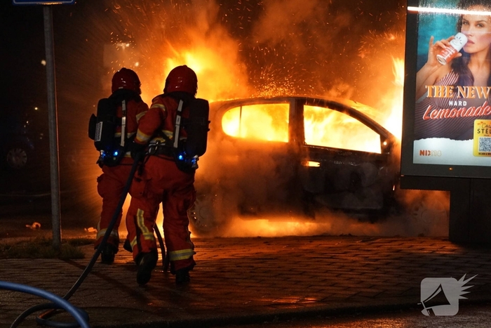 Politie pakt verdachte na autobrand
