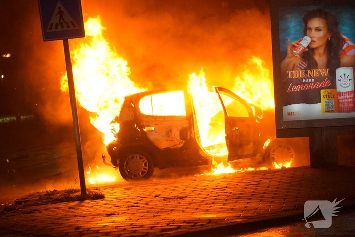 Politie pakt verdachte na autobrand