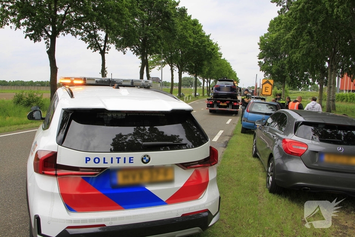 Forse schade bij kop-staartbotsing