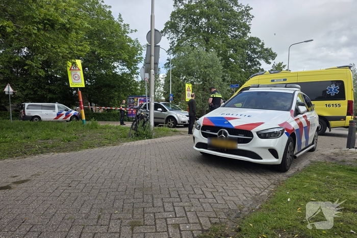 Fietser gewond bij aanrijding met auto
