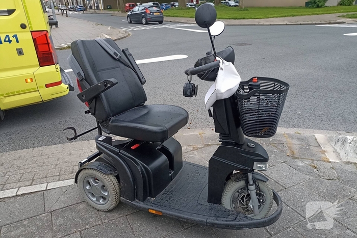 Scootmobielrijder gewond na ongeval