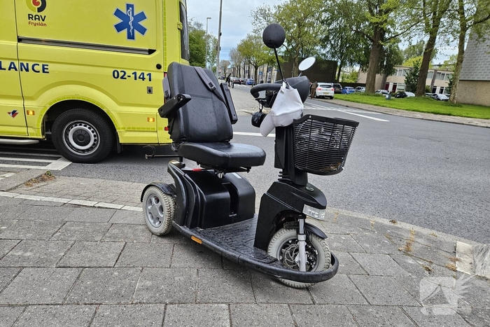 Scootmobielrijder gewond na ongeval