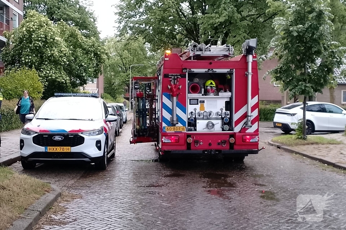 Kaars op balkon zorgt voor inzet van brandweer