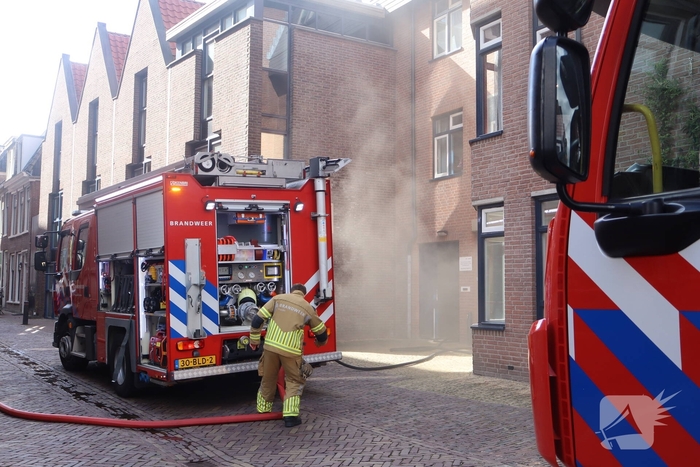 Wooncomplex ontruimd wegens brand