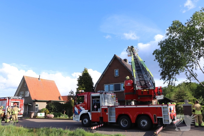 Rookontwikkeling bij schoorsteenbrand