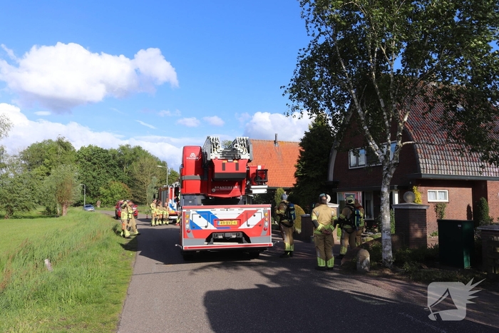 Rookontwikkeling bij schoorsteenbrand