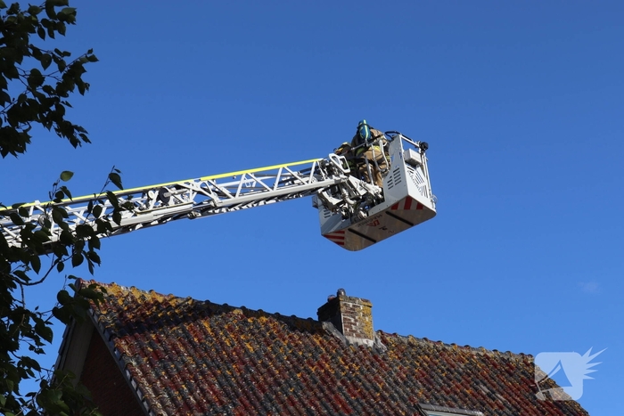 Rookontwikkeling bij schoorsteenbrand
