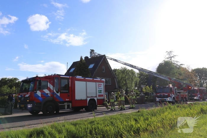 Rookontwikkeling bij schoorsteenbrand