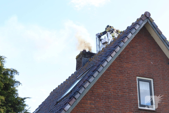 Rookontwikkeling bij schoorsteenbrand