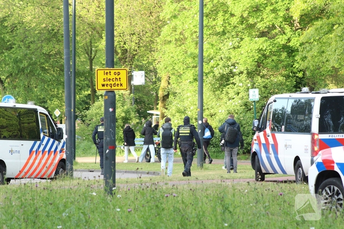 Politie beëindigd demonstratie tegen noodopvang asielzoekers