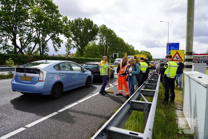 Drie voertuigen betrokken bij kettingbotsing