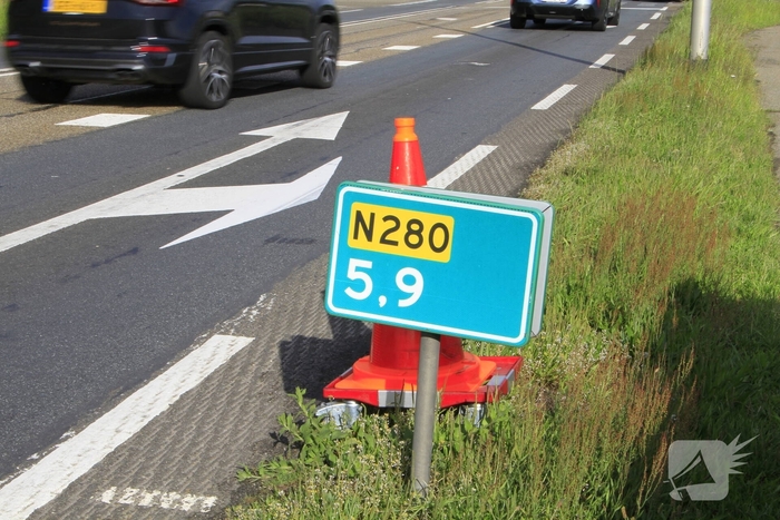 Botsing met drie voertuigen zorgt voor verkeershinder
