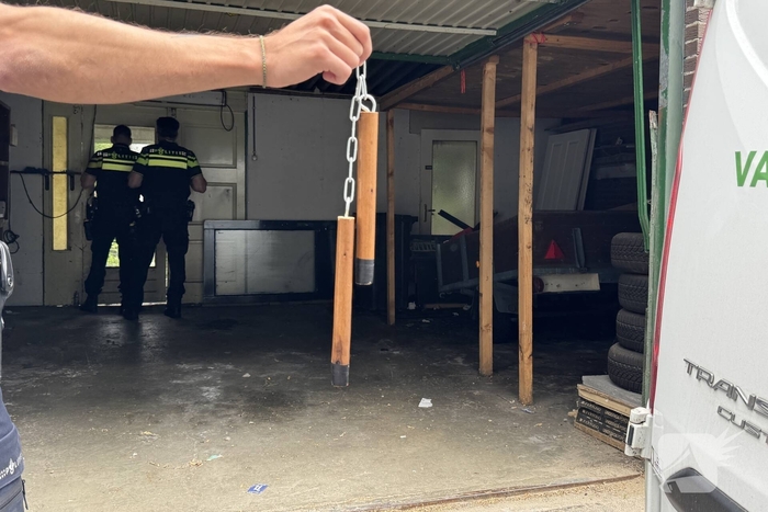 Man met Nunchucka aangehouden