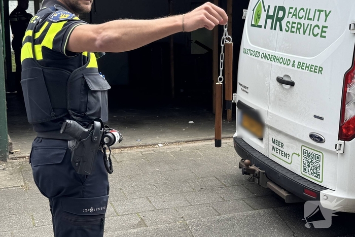 Man met Nunchucka aangehouden