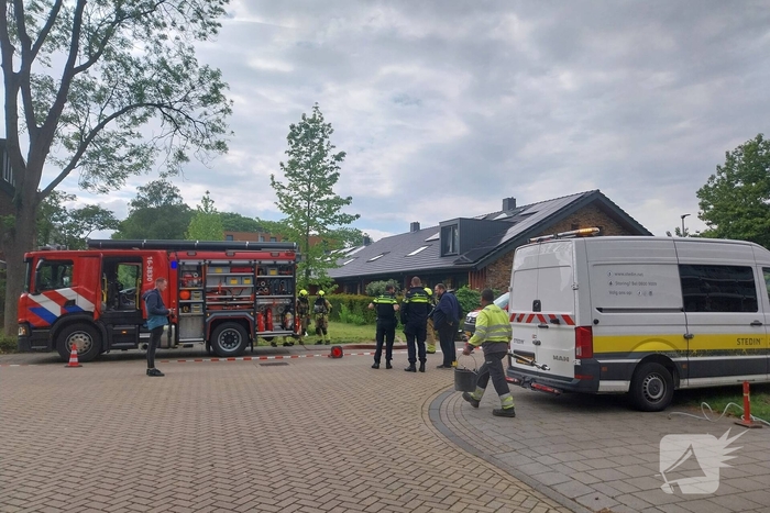 Gaslekkage leidt tot grote brandweeractie