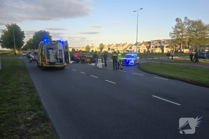 Motorrijder zwaargewond na verkeersongeval
