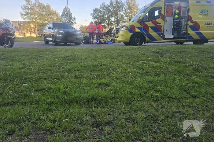 Motorrijder zwaargewond na verkeersongeval