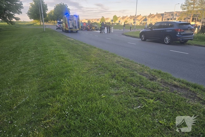 Motorrijder zwaargewond na verkeersongeval
