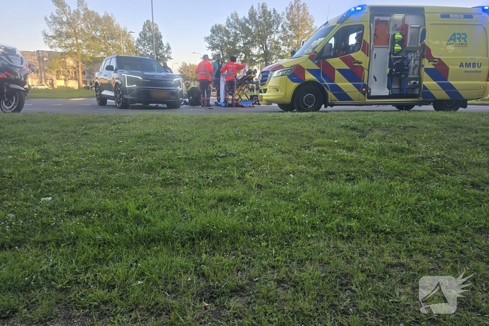 Motorrijder zwaargewond na verkeersongeval