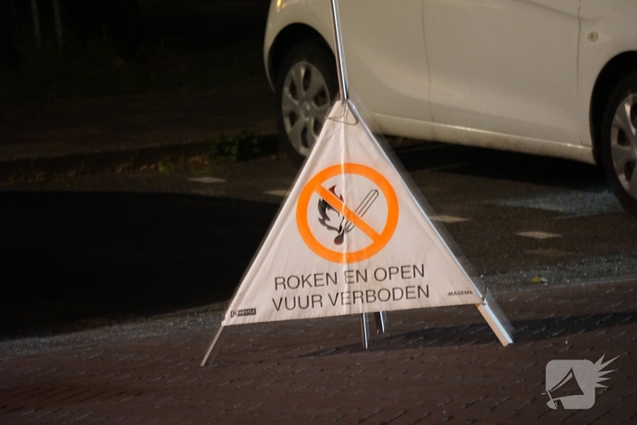 Gaslekkage in leegstaand pand