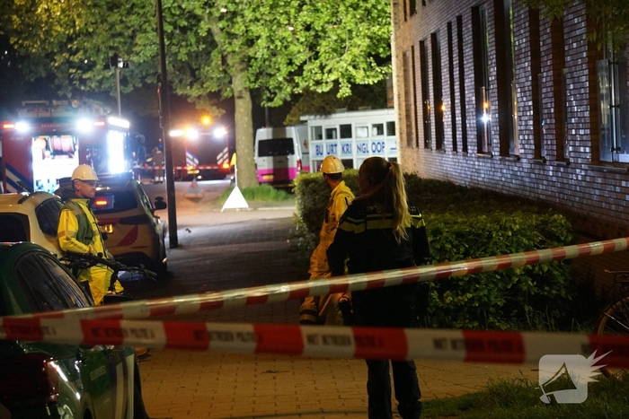 Gaslekkage in leegstaand pand