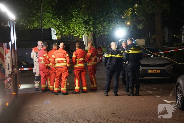 Gaslekkage in leegstaand pand