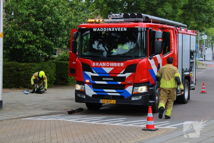Brand in achtertuin geblust