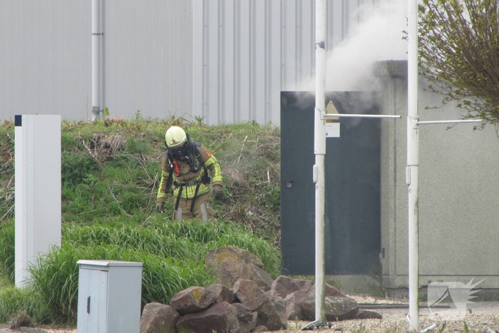 Sportschool ontruimd wegens brand in transformatorhuis