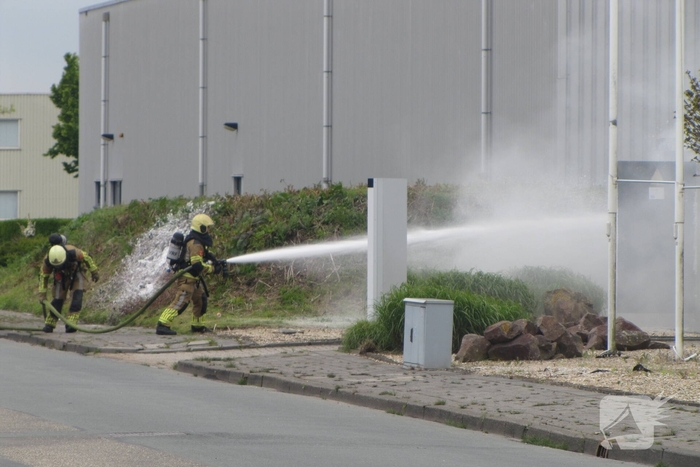 Sportschool ontruimd wegens brand in transformatorhuis